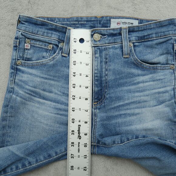 Adriano Goldschmied AG Women's 27R High-Rise Farrah Skinny Ankle 28.5" Inseam - Picture 6 of 16